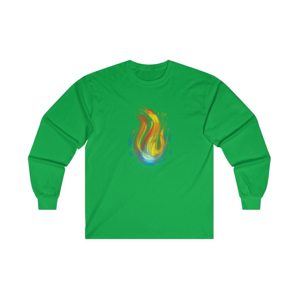 🔥Fire Emoji Ultra Cotton Long Sleeve Tee