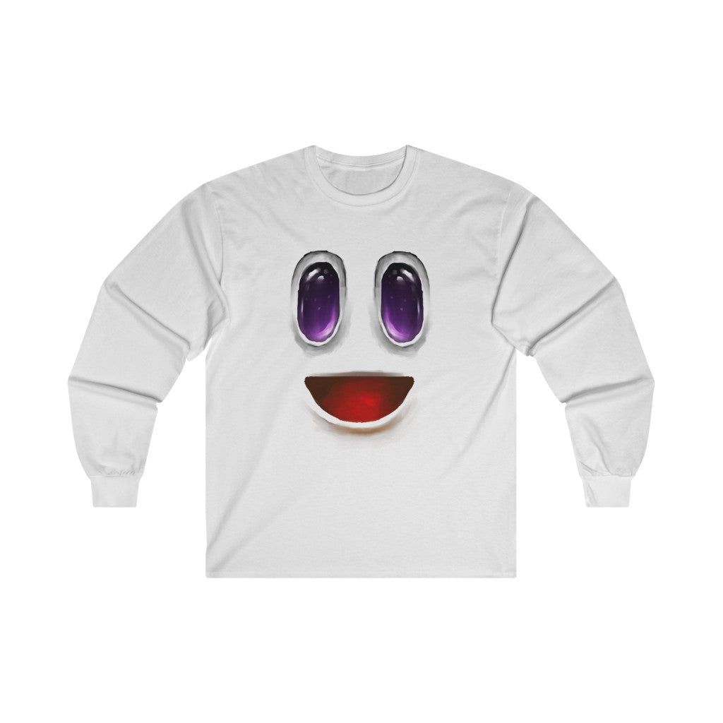 👾 Cute Invader Emoji Ultra Cotton Long Sleeve Tee