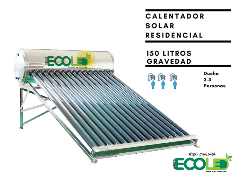 perfil Perseguir microondas Calentador De Agua Solar – Ecoled Colombia
