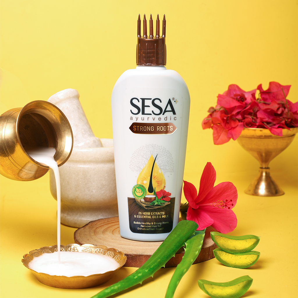 Ayurvedic Strong Roots Hair Oil – Sesa Care