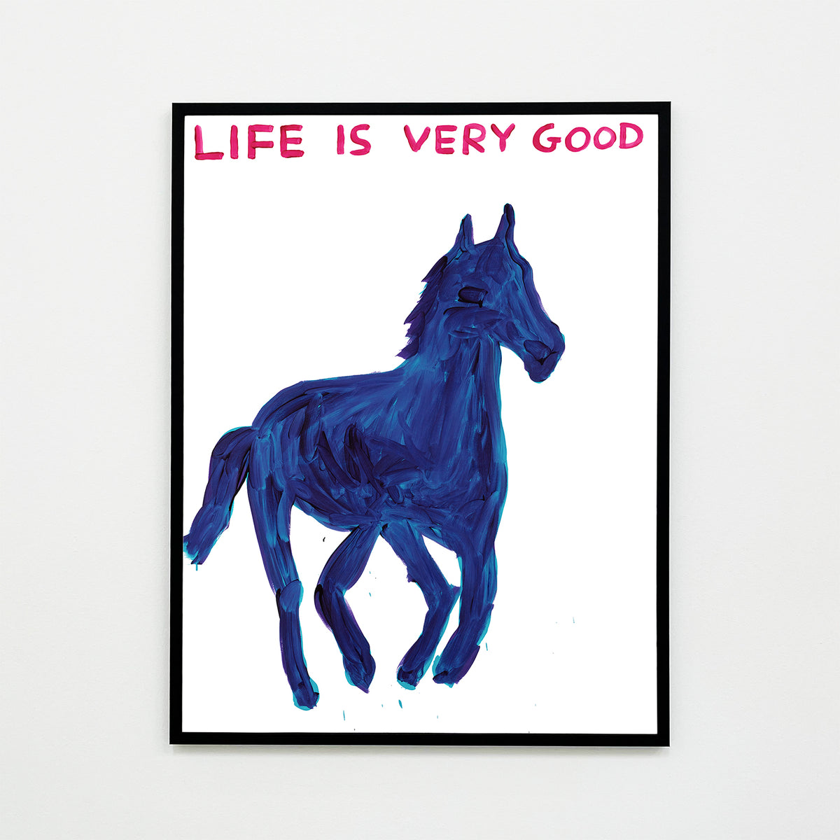 David Shrigley Original Poster Life is Very Good Shrig Shop