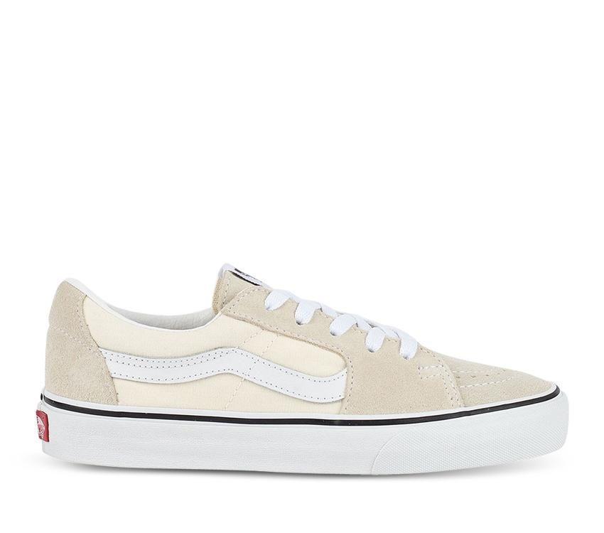 beige fuzzy vans