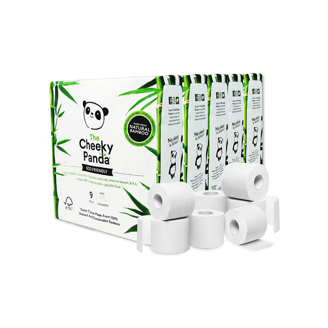 Bamboo Toilet Paper | 45 Rolls | Eco Friendly - Cheeky Panda