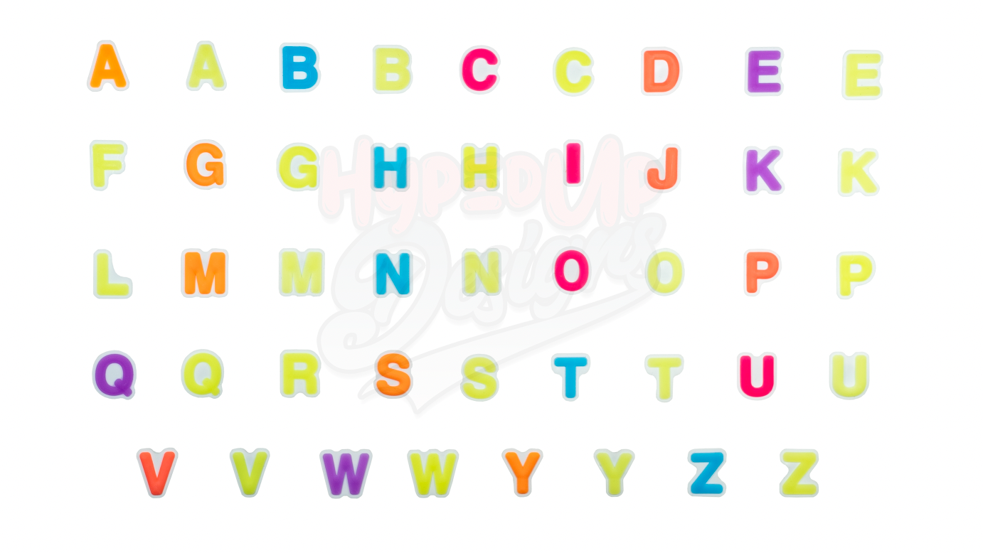 alphabet jibbitz