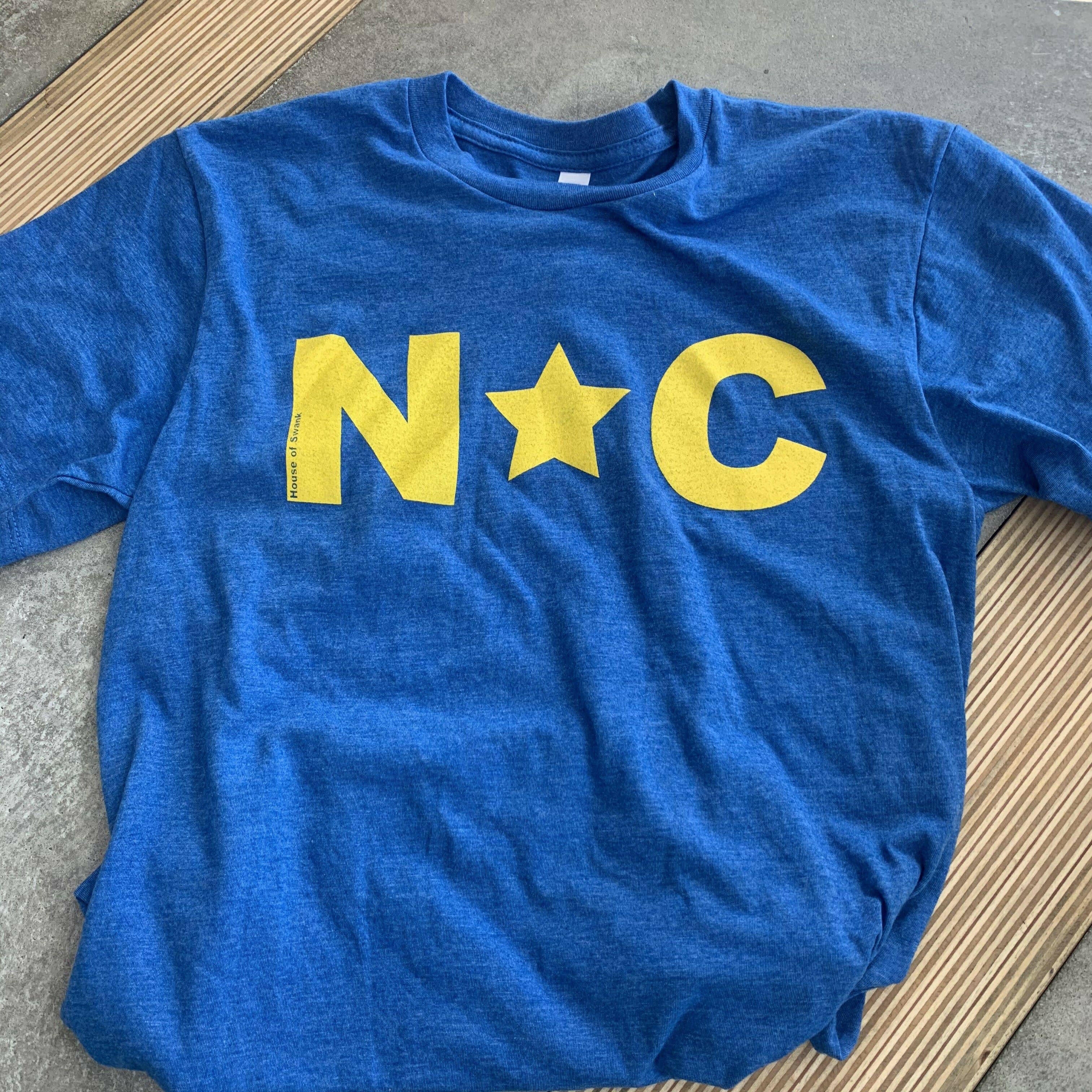 slrevivalco Our Most Popular North Carolina T-Shirt, NC Star Baseball Jersey S