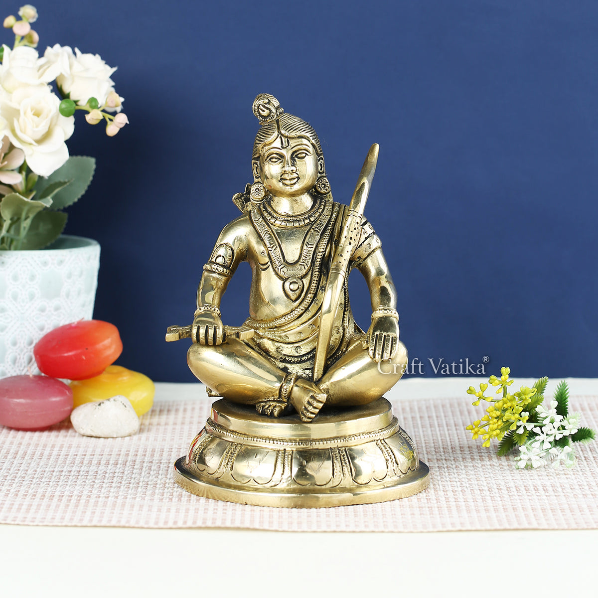 Shop Online Ram Lalla rare Statue Of pure Brass Worship Idol ...