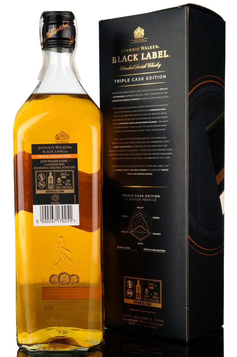 Johnnie Walker Black Label Triple Cask Edition Travel Exclusive