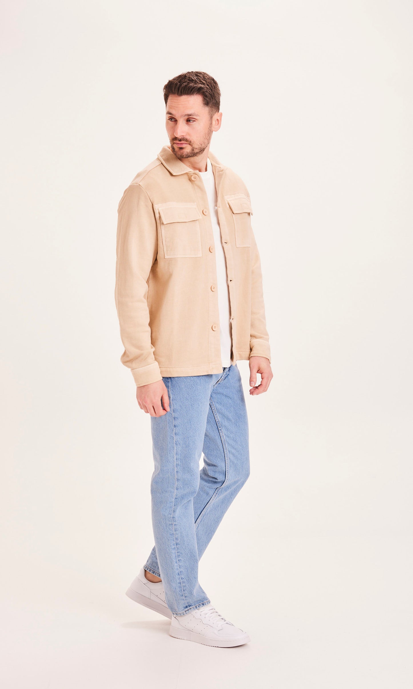 KCA - NUANCE BY NATURE™ ELM sweat overshirt - GOTS/Vegan Light feather gray