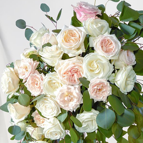 adore blush ceremony piece roses
