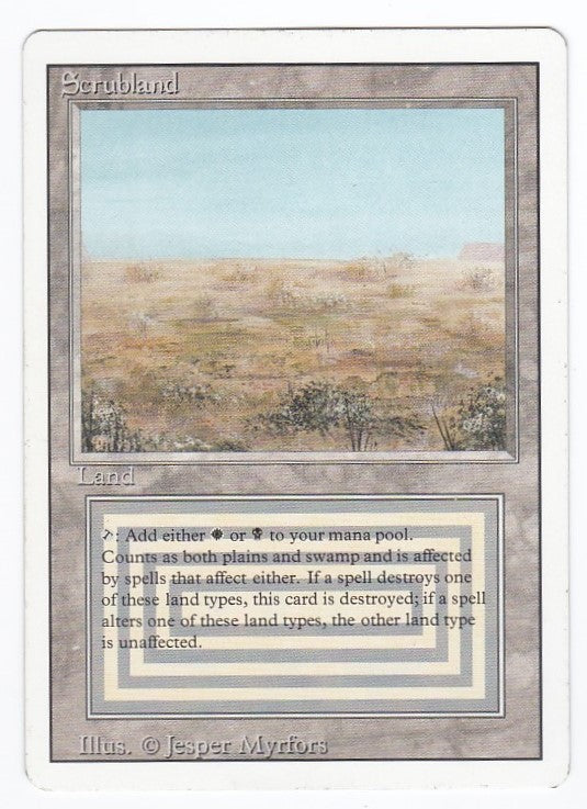 Scrubland MTG デュアルランド 英語 リバイズド | ardnacrushaprint.ie