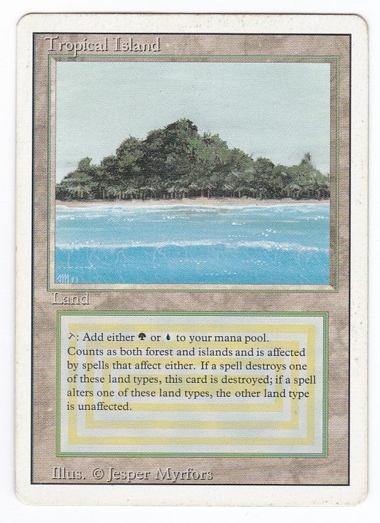 MTG Tropical Island 英語 デュアルランド リバイズド | vuzelia.com