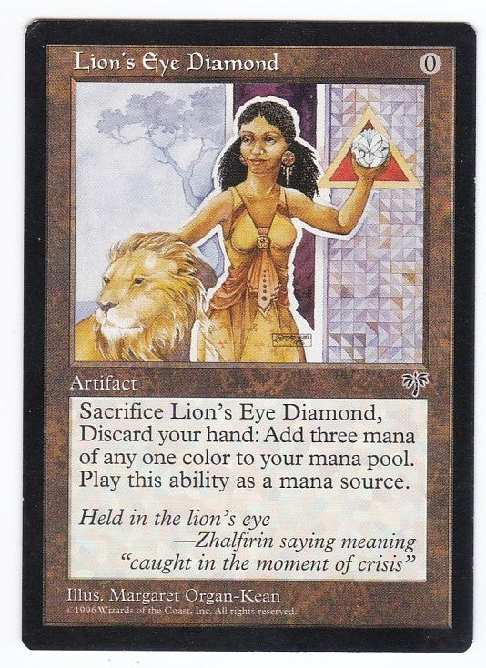 MTG Lion´s Eye Diamond ライオンの瞳のダイヤモンド英語版-