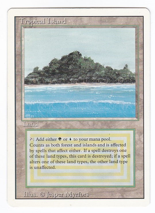 RV Tropical Island (英語) リバイズド デュアルランド MTG 管理番号