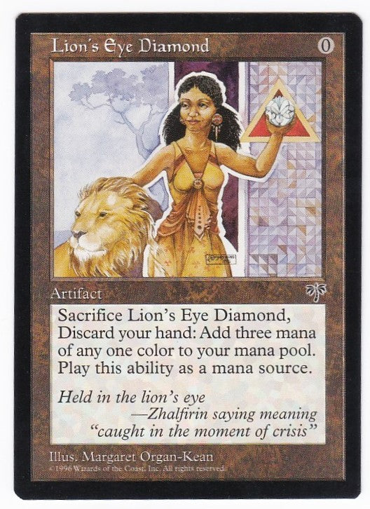 MTG Lion's Eye Diamond ライオンの瞳のダイヤモンド 英語 | sklep