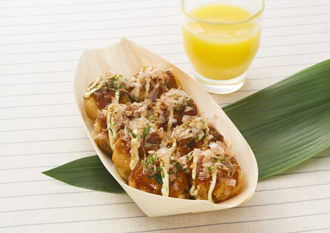 takoyaki in a dish