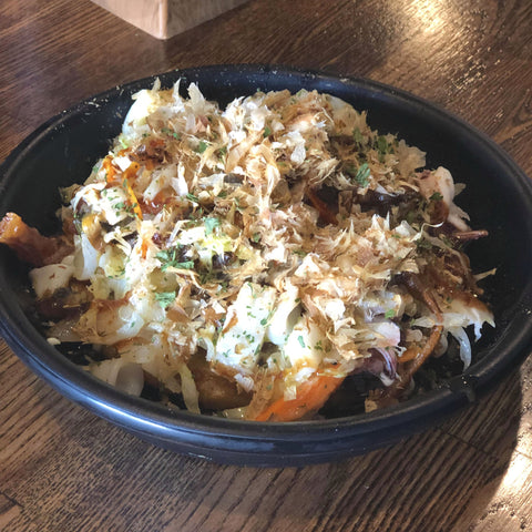 okonomiyaki in bowl