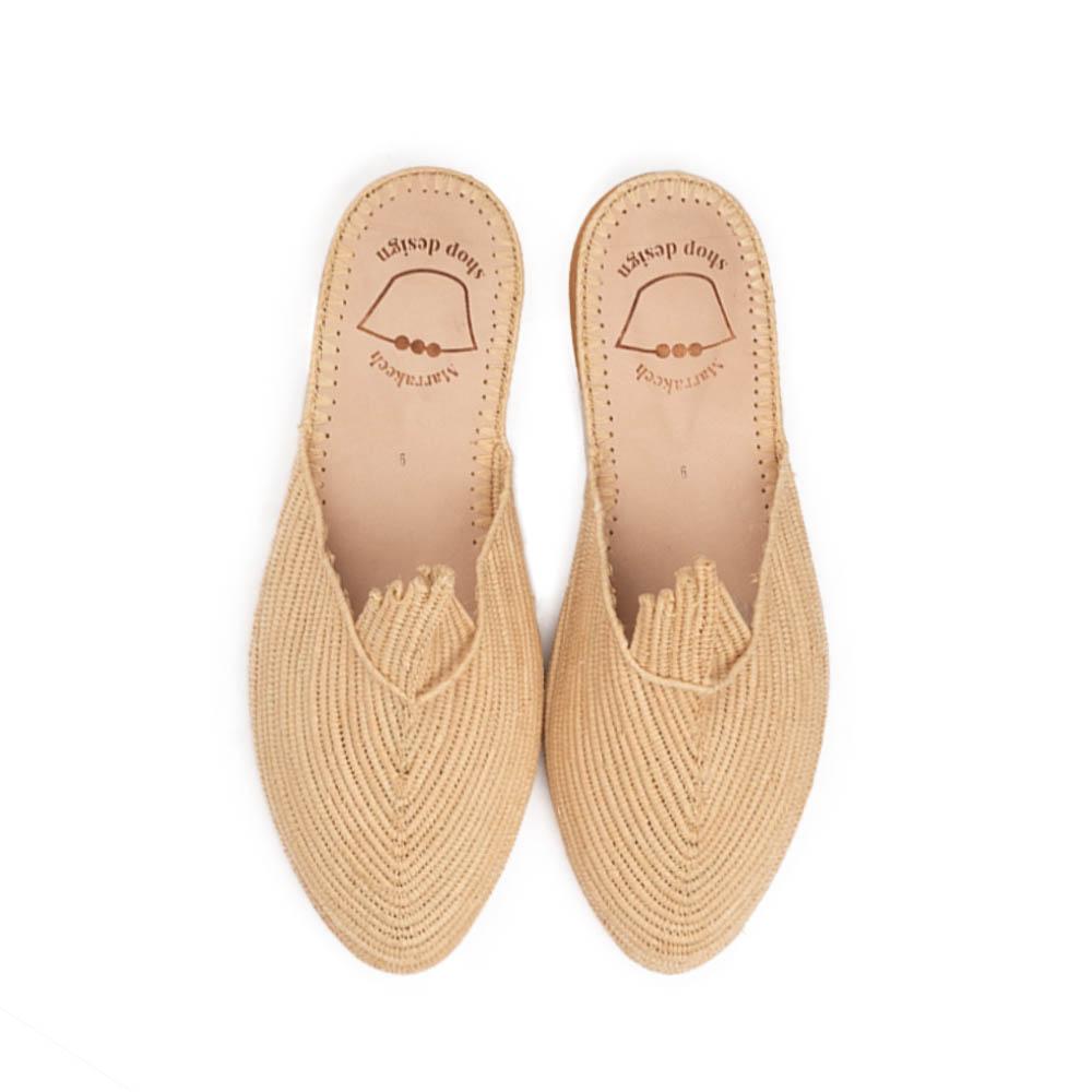 raffia mules zara