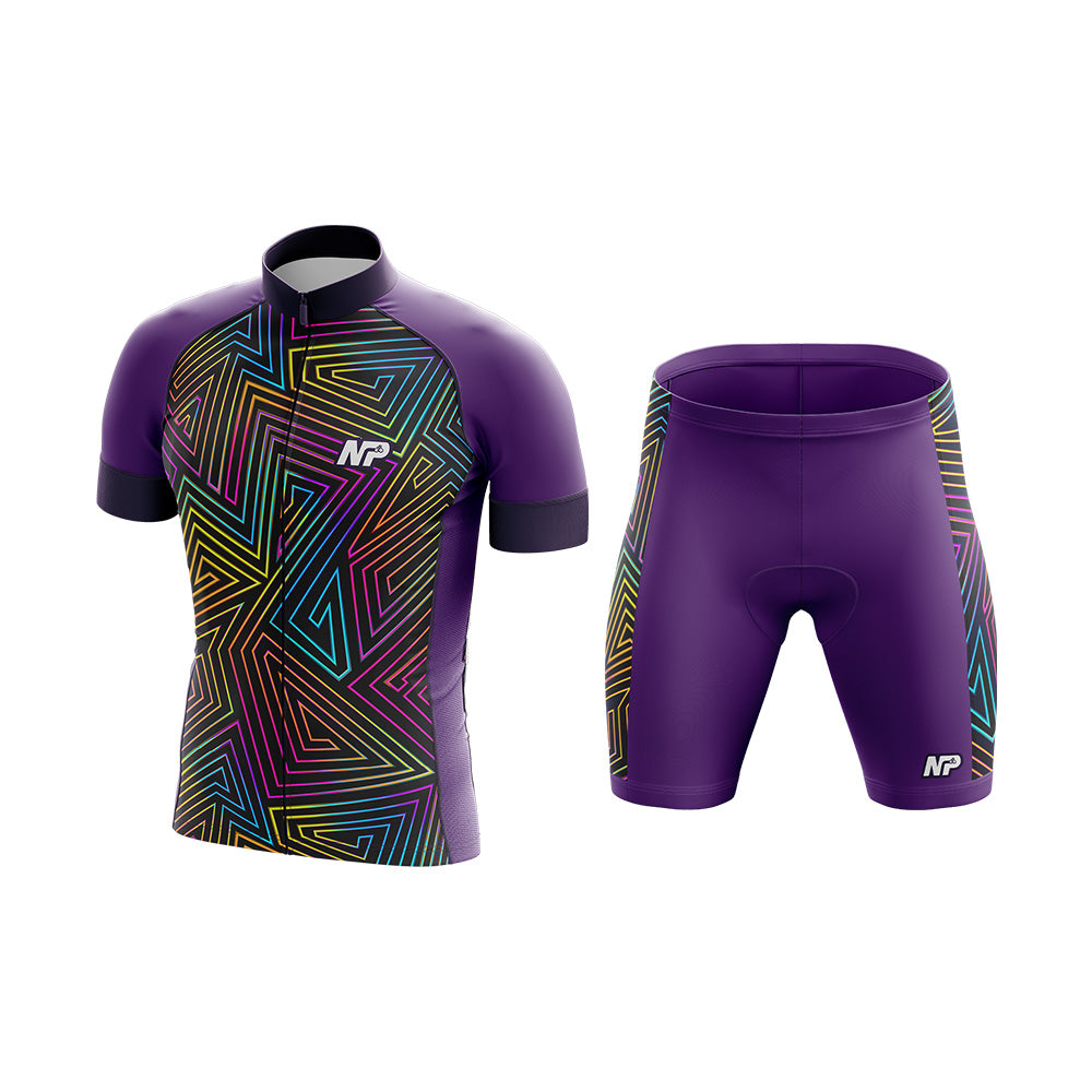 Purple Neon Cycling Kit – Cycling