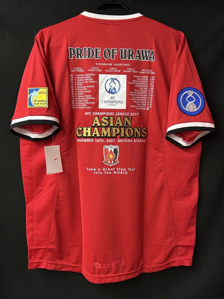 至上 浦和レッズ 2007 ACL 優勝 記念 Tシャツ Mサイズ revecap.com