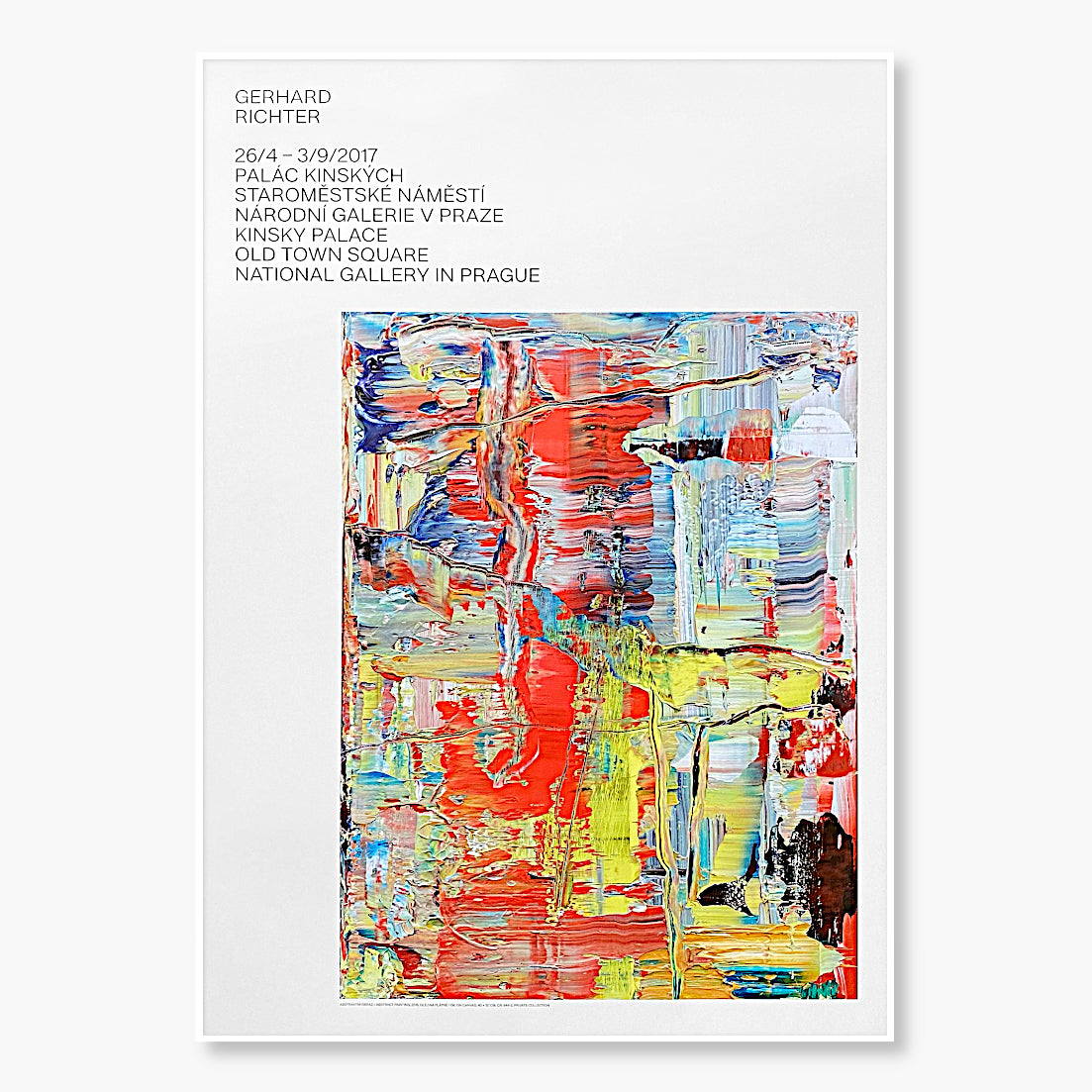 Gerhard Richter　Abstract Painting　NGP ポスター