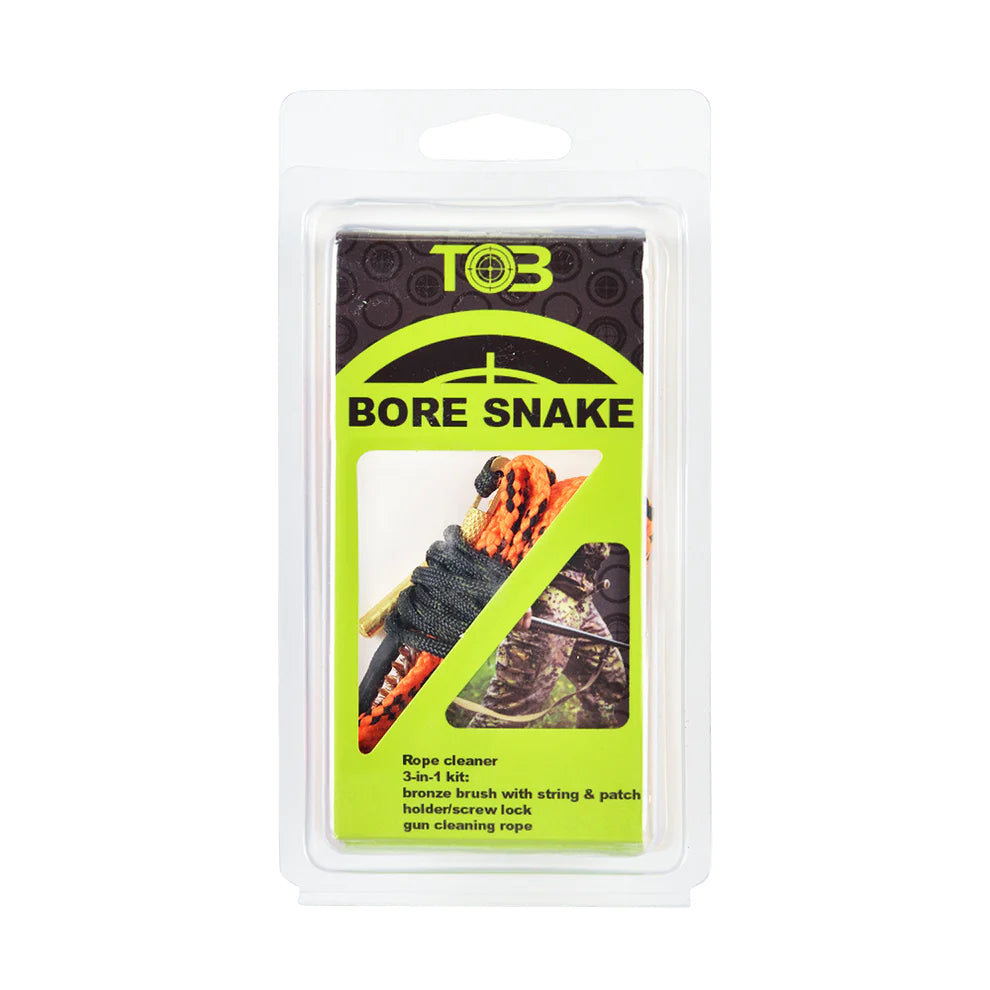 Gun Bore Snake For .22cal 3-in1 Kit Shotgun Rope Cleaner