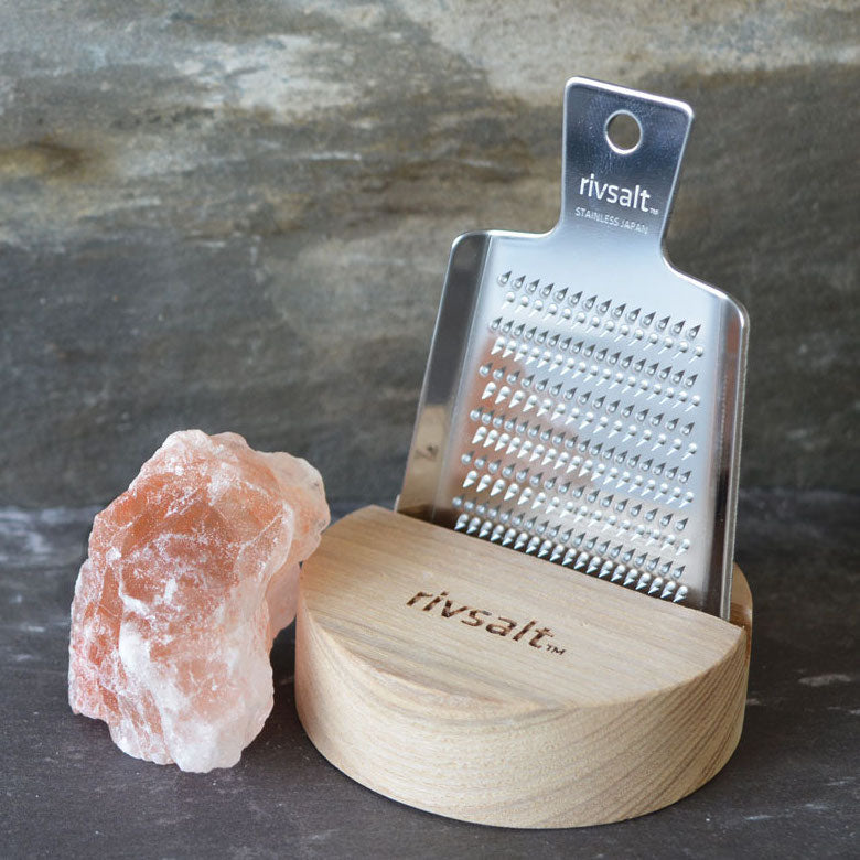 rock salt and grater