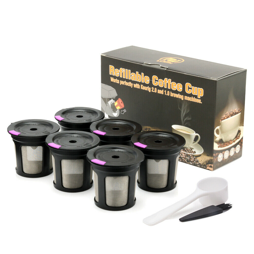 i Cafilas 100 Disposable Paper Filters Cups Replacement Carafe for Keurig K-Cup 