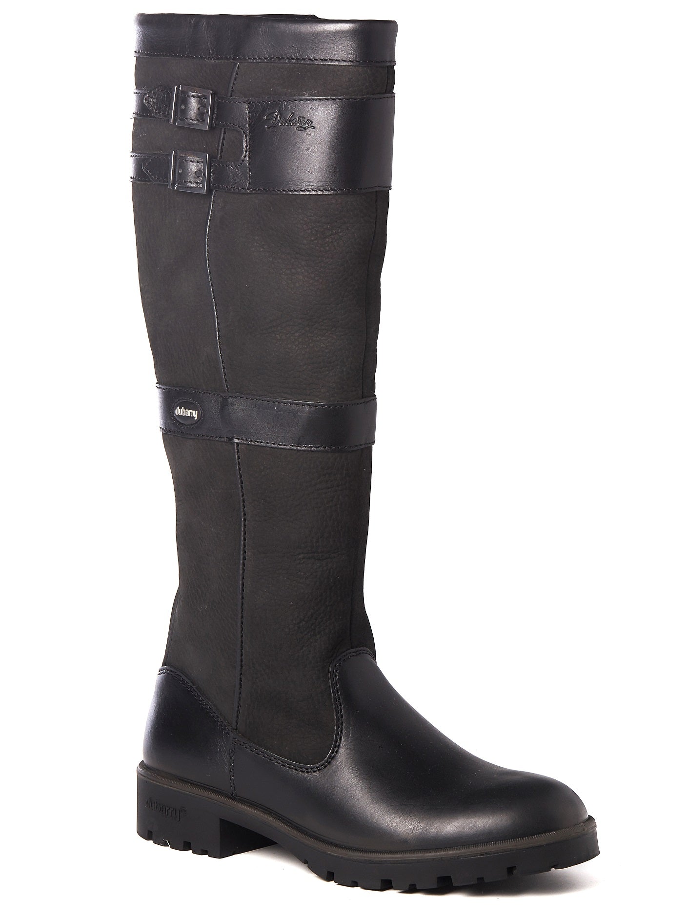 DUBARRY Longford Boots Ladies Waterproof Leather - Black – A Farley Country Attire