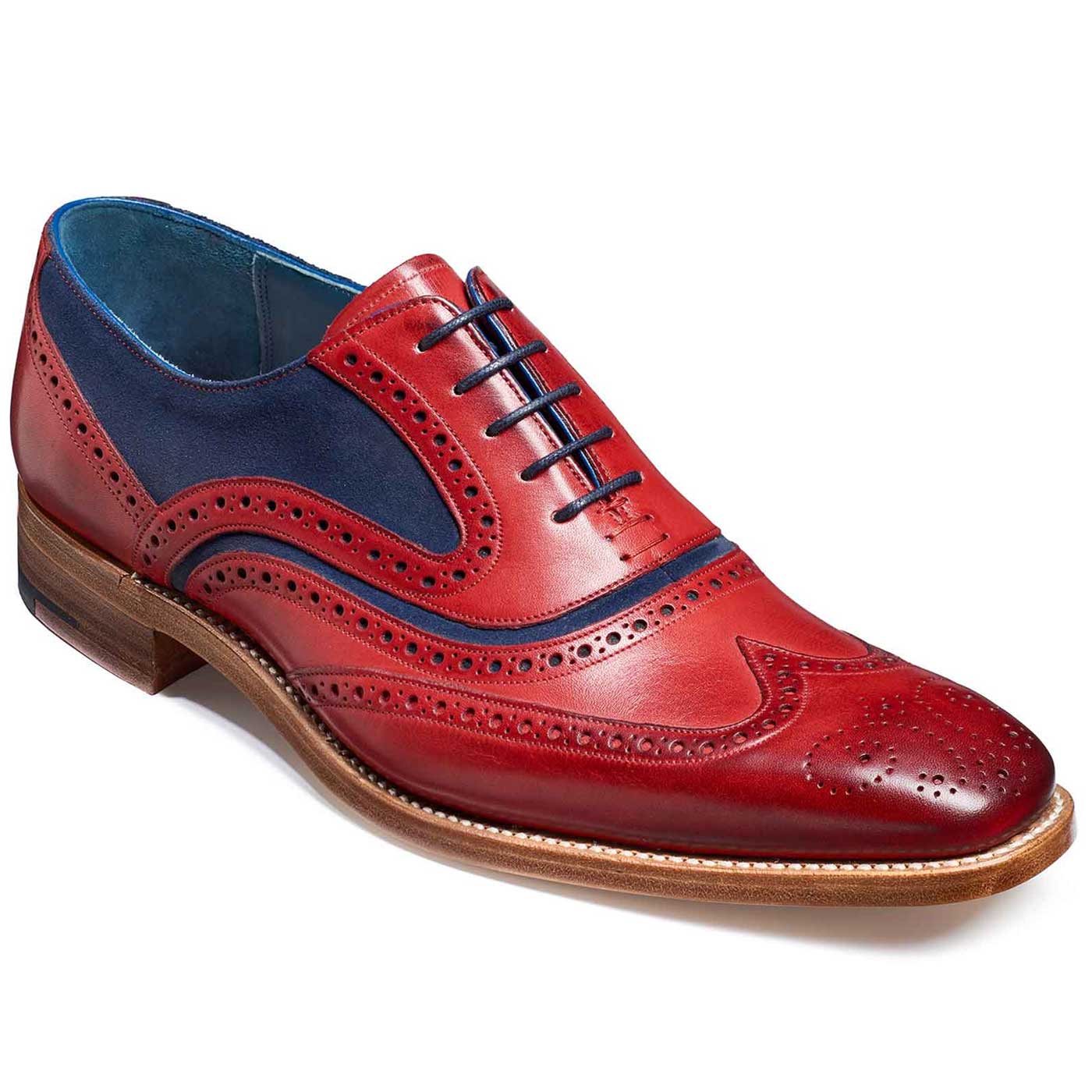 mens red brogue boots