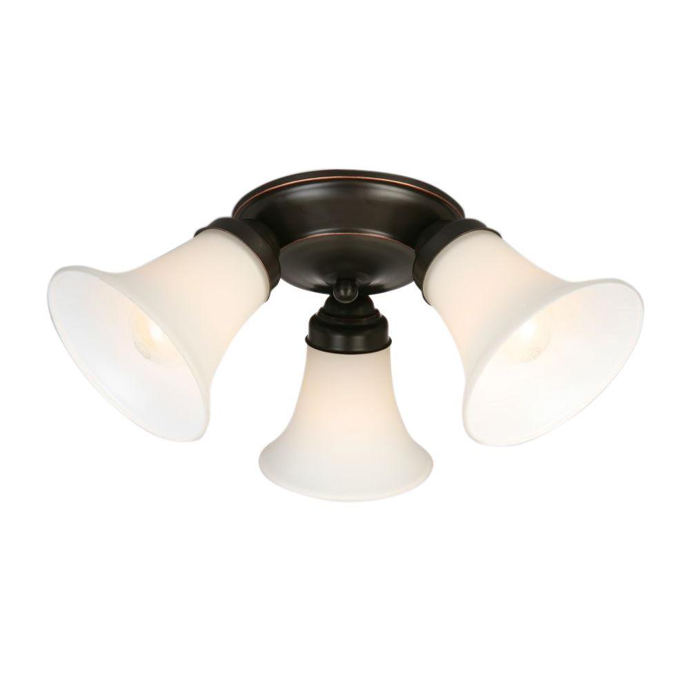 hampton bay oil rubbed bronze flush mount