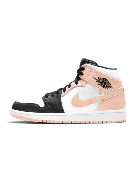 black and peach air jordans