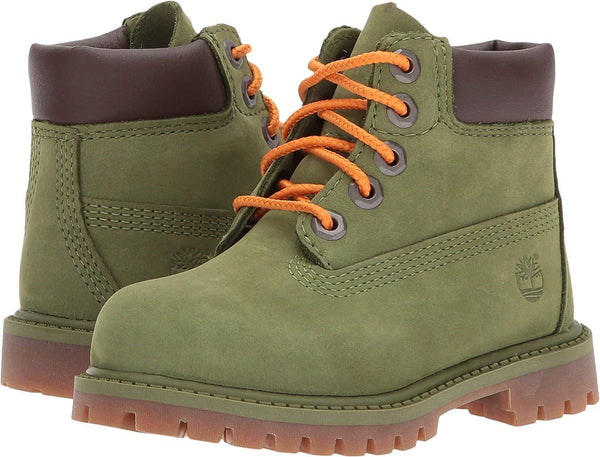 Toddler's Timberland 6 In. Premium Boot Green The Spot for Fits & Kicks