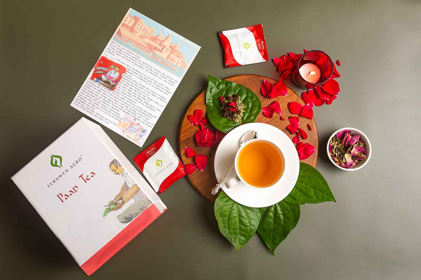 Buy Paan Tea : Exotic Flavoured Green Tea Online - Fernweh Agro
