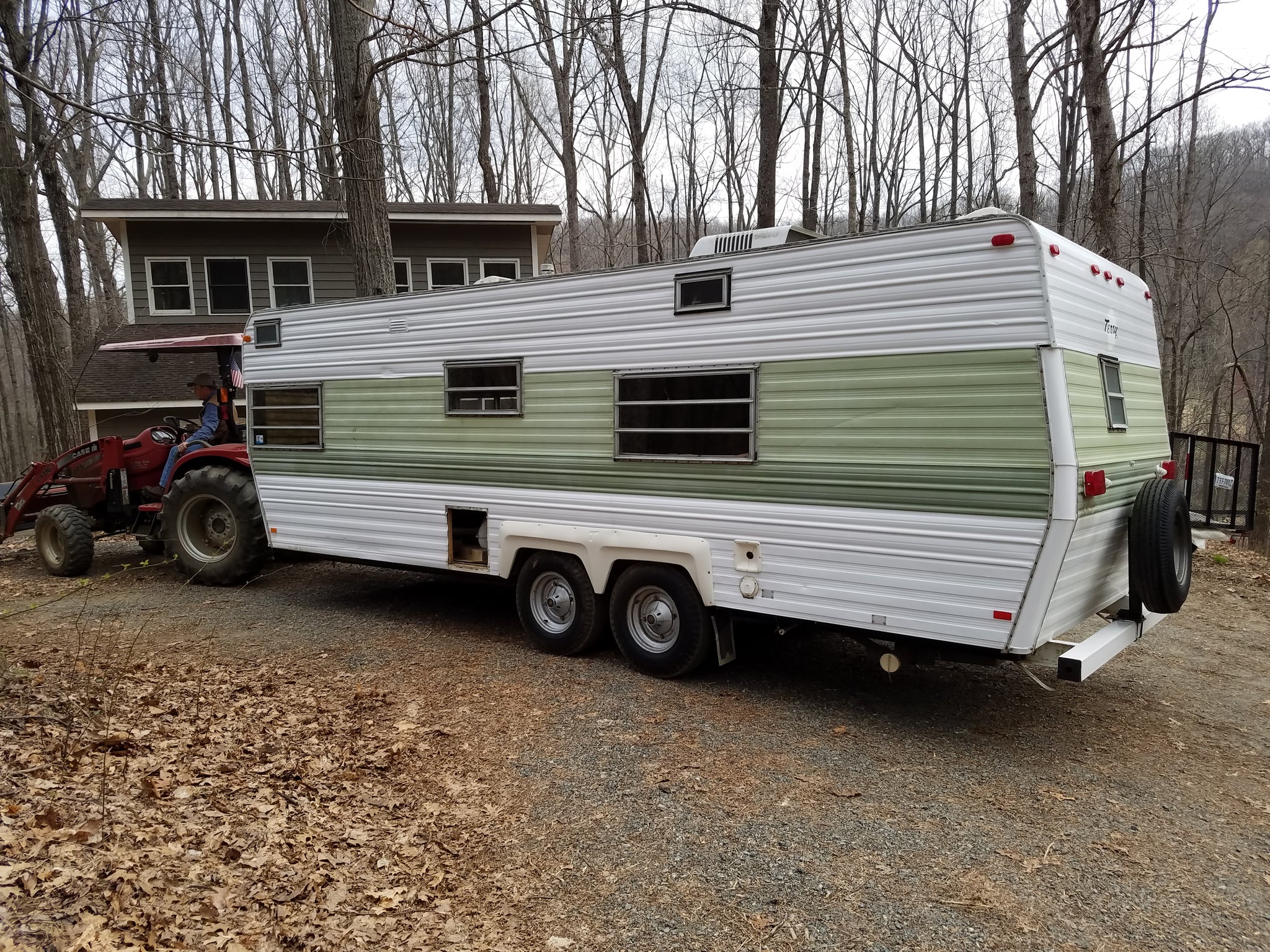 vintage camper renovation demolition and move beve studio