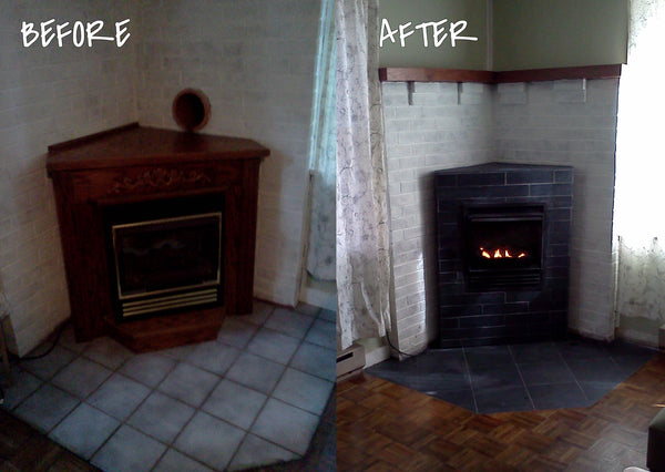 beve! design renovation project fireplace