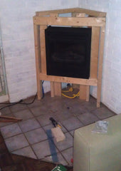 beve! design renovation project fireplace surround frame