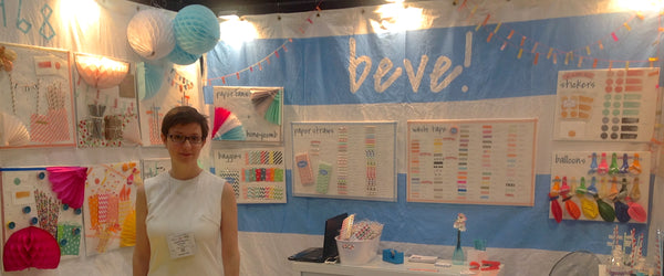 beve booth #1468 at the 2014 National Stationery Show