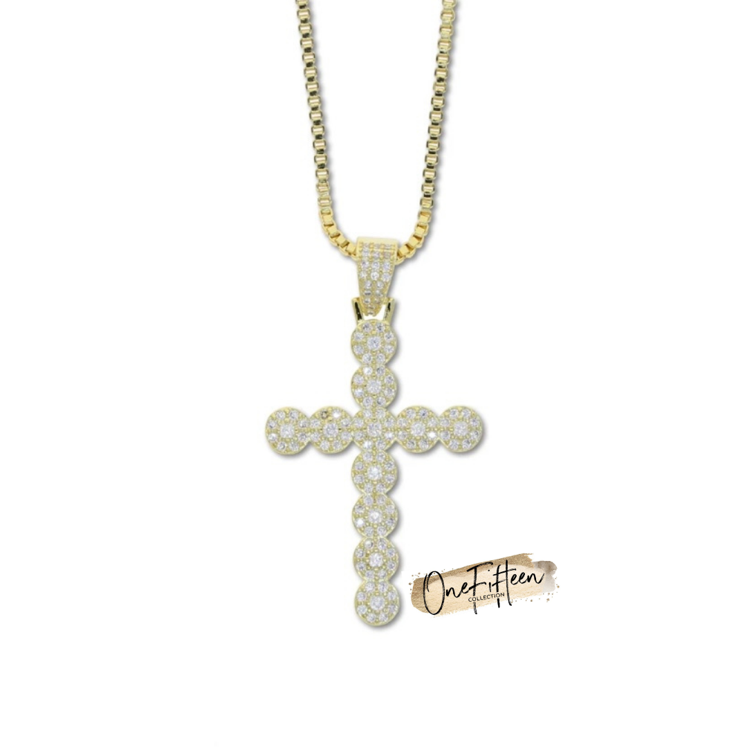 diamond cross necklace fake