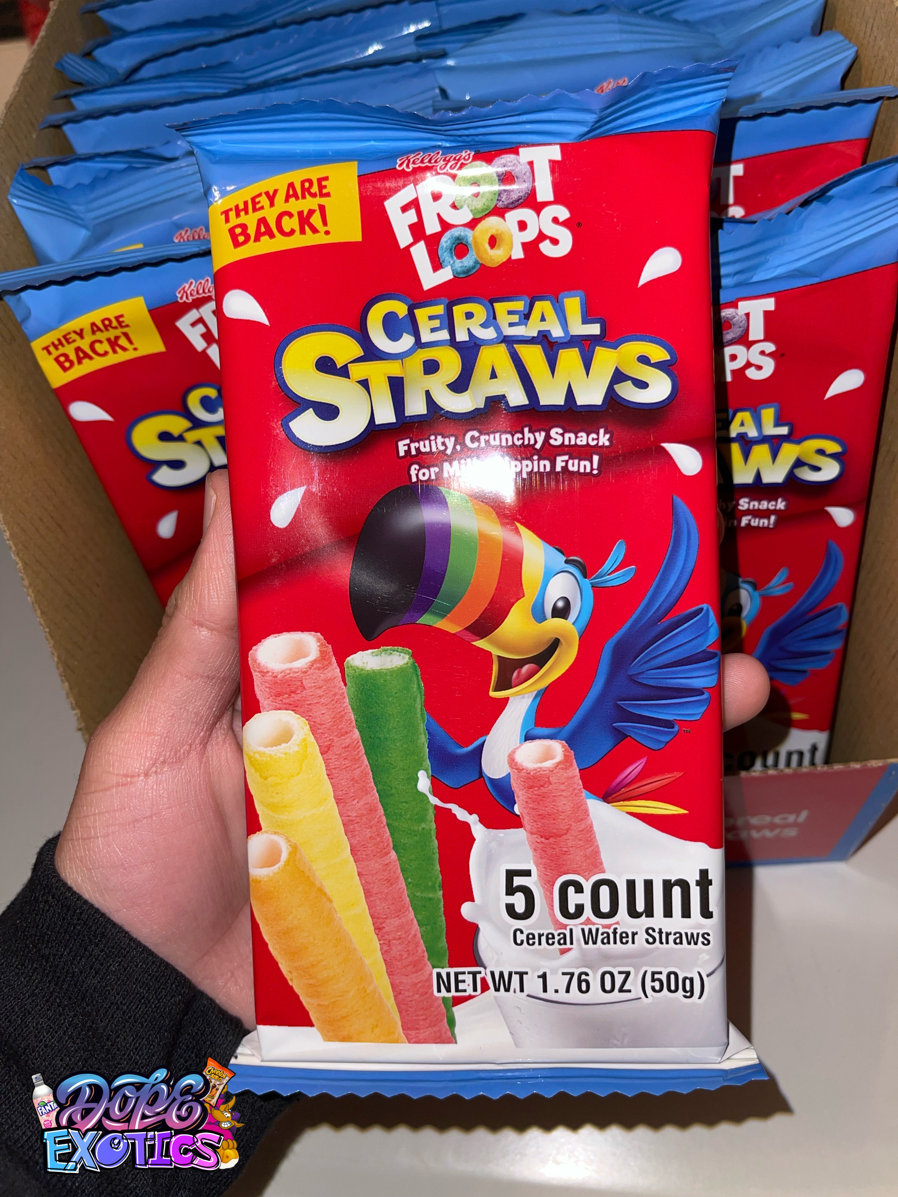 Froot Loop Cereal Straws (5 Pack) DopeExotics