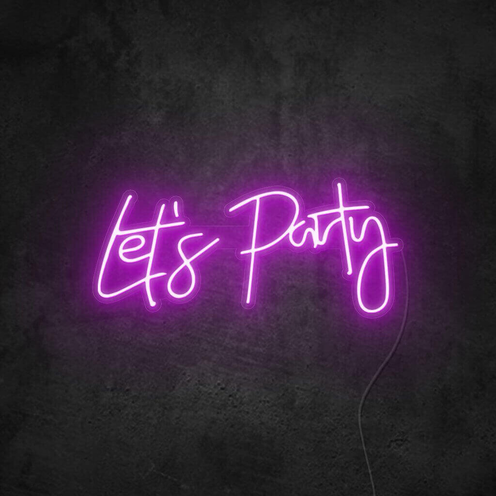 NEONMONKI - Party" - LED Lettering - Neon Sign your party