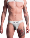 TASTE | Signature Jockstrap Grey on White by TASTE from JOCKBOX