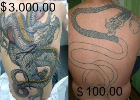 cheap tattoo versus expensive tattoo