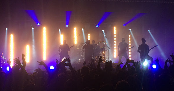 Parkway Drive NZ Blue Lighting