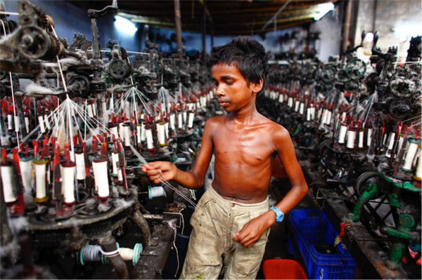 child slave labour