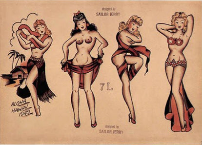 Sailor Jerry flash sheet