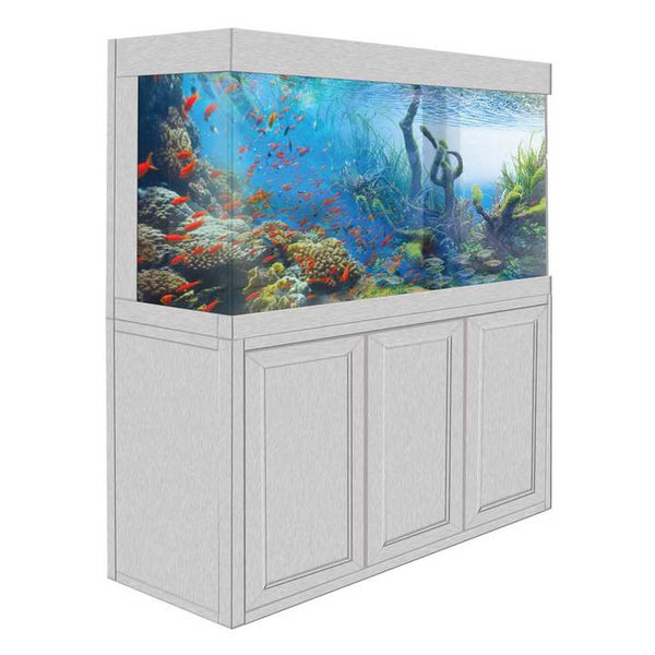 AquaDream 130 Gallon White Oak Fish Tank Aquarium AD-1260-WO – King