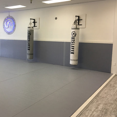 Mixed Martial Arts, Jiu Jitsu Wall Mats Grey 