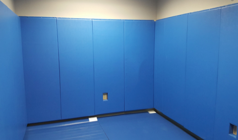 AK Athletics Wall Padding Used For Fully Padded Time Out Room