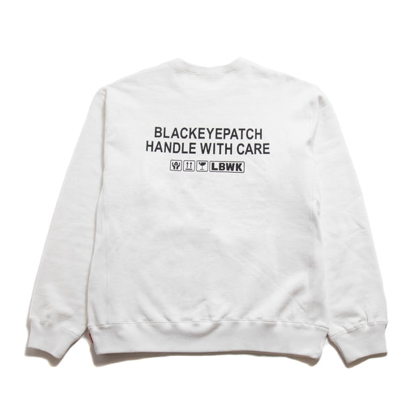 Black Eye Patch x LBWK “LAMBO CREW SWEAT” White