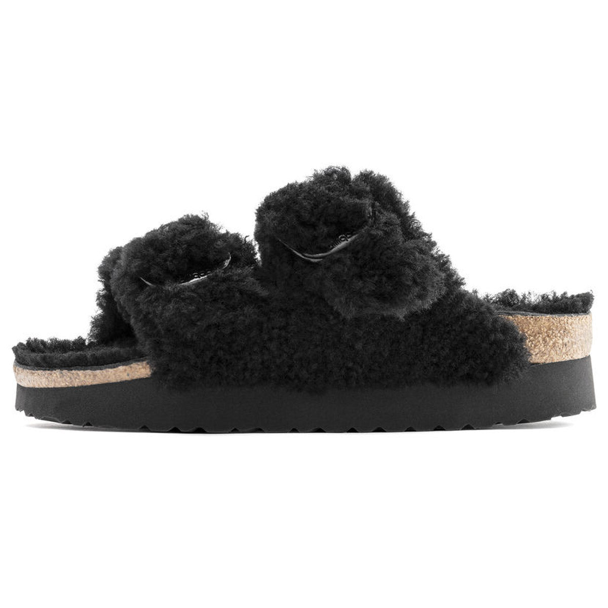 Papillo by Birkenstock Arizona Big Buckle Platform Shearling